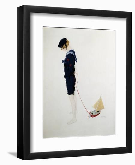 A Sailor Girl-Ernst Ludwig Kirchner-Framed Giclee Print