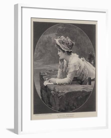 A Sailor's Sweetheart-Marcus Stone-Framed Giclee Print