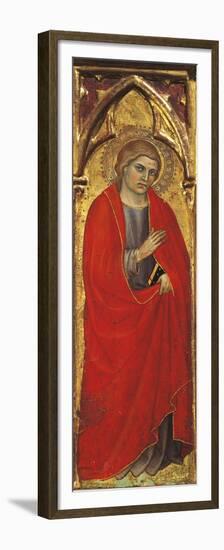 A Saint, Detail from the Assumption of the Virgin, Triptych, 1401, Taddeo Di Bartolo-null-Framed Premium Giclee Print