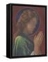 A Saint (Pastel and Watercolor on Paper Mounted on Plywood)-John La Farge or Lafarge-Framed Stretched Canvas