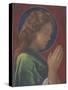 A Saint (Pastel and Watercolor on Paper Mounted on Plywood)-John La Farge or Lafarge-Stretched Canvas