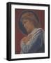 A Saint (Pastel and Watercolor on Paper)-John La Farge or Lafarge-Framed Giclee Print