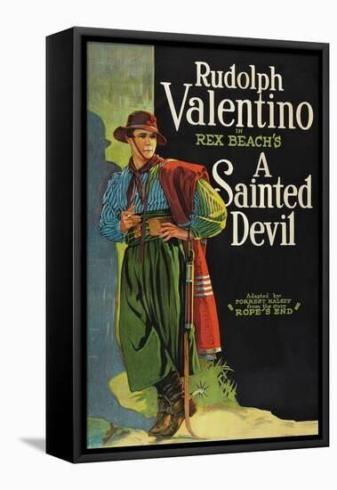 A Sainted Devil-null-Framed Stretched Canvas