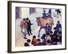 A Sale at Tattersalls, 1911-Robert Polhill Bevan-Framed Giclee Print