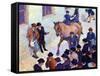 A Sale at Tattersalls, 1911-Robert Polhill Bevan-Framed Stretched Canvas