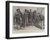 A Sale of a Living Head, a Scene on Board Ship Off the Coast of New Zealand Seventy Years Ago-Sydney Prior Hall-Framed Giclee Print
