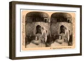 A Samaritan Woman at Jacob's Well, Palestine, 1900-Underwood & Underwood-Framed Giclee Print