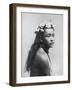 A Samoan girl, with chaplet of hibiscus flowers, 1902-Thomas Andrew-Framed Photographic Print