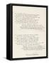 A Sample of Rudyard Kipling's Handwriting from 'The Absent Minded Beggar'-Louis Creswicke-Framed Stretched Canvas