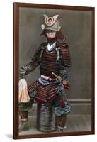 A Samurai in Armour, Japan, 1882-Felice Beato-Framed Giclee Print