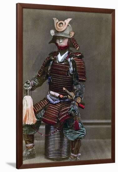 A Samurai in Armour, Japan, 1882-Felice Beato-Framed Giclee Print