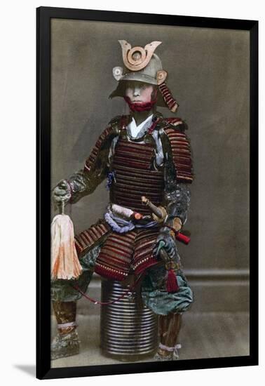 A Samurai in Armour, Japan, 1882-Felice Beato-Framed Giclee Print