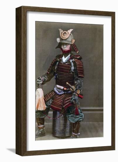 A Samurai in Armour, Japan, 1882-Felice Beato-Framed Giclee Print