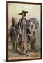 A Samurai Officer and a Servant in a Street-Charles Wirgman-Framed Giclee Print