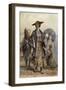 A Samurai Officer and a Servant in a Street-Charles Wirgman-Framed Giclee Print