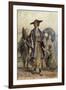 A Samurai Officer and a Servant in a Street-Charles Wirgman-Framed Giclee Print