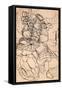 A Samurai Overwhelming a Giant Serpent-Kuniyoshi Utagawa-Framed Stretched Canvas