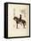 A Samurai Soldier Sitting on His Horse-null-Framed Stretched Canvas