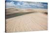 A Sand Dune and Lagoon in Brazil's Lencois Maranhenses National Park-Alex Saberi-Stretched Canvas