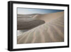 A Sand Dune Near Jericoacoara, Brazil-Alex Saberi-Framed Photographic Print