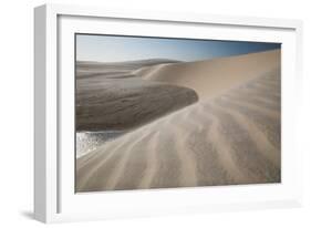 A Sand Dune Near Jericoacoara, Brazil-Alex Saberi-Framed Photographic Print