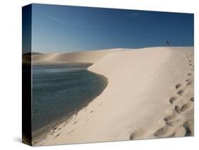 A Sand Dune Near Jericoacoara, Brazil-Alex Saberi-Stretched Canvas