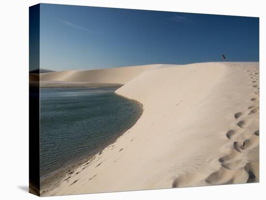 A Sand Dune Near Jericoacoara, Brazil-Alex Saberi-Stretched Canvas