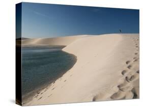 A Sand Dune Near Jericoacoara, Brazil-Alex Saberi-Stretched Canvas