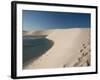 A Sand Dune Near Jericoacoara, Brazil-Alex Saberi-Framed Photographic Print