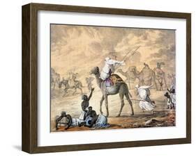 'A Sand Wind on the Desert', 1821-Denis Dighton-Framed Giclee Print