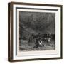 A Sandstorm in the Desert, China-null-Framed Giclee Print