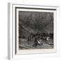 A Sandstorm in the Desert, China-null-Framed Giclee Print