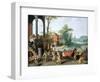 A Satire of the Folly of Tulip Mania-Jan Brueghel the Younger-Framed Premium Giclee Print