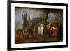 A Satire on Physicians, C1708-Jean-Antoine Watteau-Framed Giclee Print