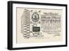 A Satirical Banknote: Crime, Punishment and Protest, 1819-George Cruikshank-Framed Giclee Print