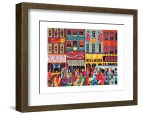 A Saturday Morning 1, from 'Carnaby Street' by Tom Salter, 1970-Malcolm English-Framed Giclee Print