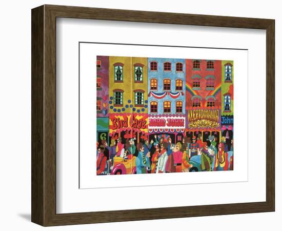 A Saturday Morning 3, from 'Carnaby Street' by Tom Salter, 1970-Malcolm English-Framed Giclee Print