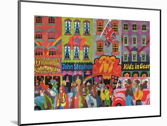 A Saturday Morning 4, from 'Carnaby Street' by Tom Salter, 1970-Malcolm English-Mounted Giclee Print