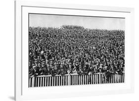 A Saturday Winter Football Crowd, London, 1926-1927-null-Framed Giclee Print