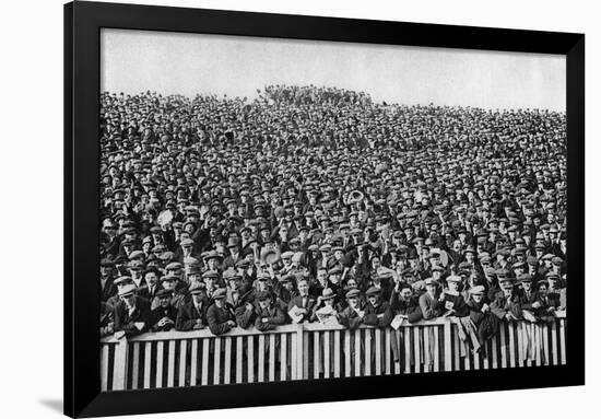 A Saturday Winter Football Crowd, London, 1926-1927-null-Framed Giclee Print