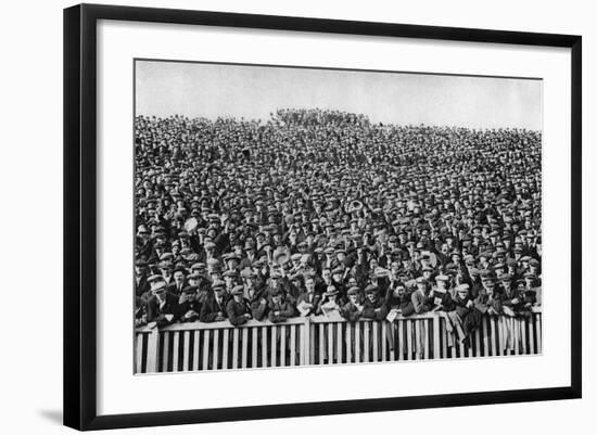 A Saturday Winter Football Crowd, London, 1926-1927-null-Framed Giclee Print