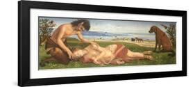 A Satyr Mourning over a Nymph, C. 1495-Piero di Cosimo-Framed Giclee Print