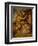 A Satyr Pressing Grapes with a Tiger and Leopard, C.1618-Peter Paul Rubens-Framed Premium Giclee Print