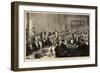 A Savage Club Dinner, a Portrait Group-Harry Hamilton Johnston-Framed Giclee Print