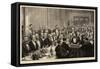 A Savage Club Dinner, a Portrait Group-Harry Hamilton Johnston-Framed Stretched Canvas