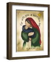 A Savior-Laurie Korsgaden-Framed Art Print