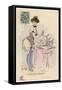 A Scantily Dressed Young Woman Asks Her Friend Which Perfume He Likes Best-null-Framed Stretched Canvas