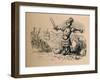 'A Scare-crow', 1852-John Leech-Framed Giclee Print