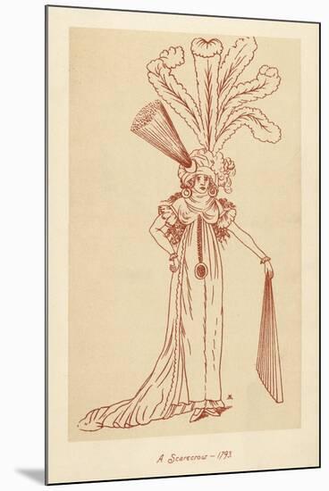 A Scarecrow, 1793-John Ashton-Mounted Art Print