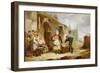 A Scene at Newhaven, 1841-Alexander Snr Fraser-Framed Giclee Print